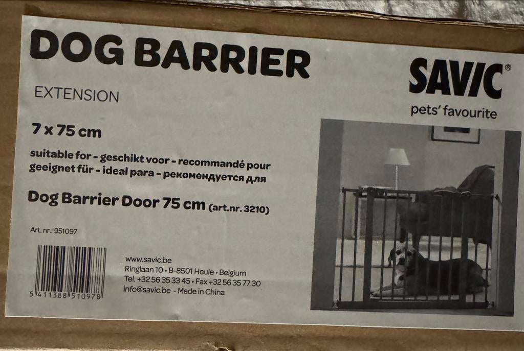 Ralonge de barrière, Comme neuf