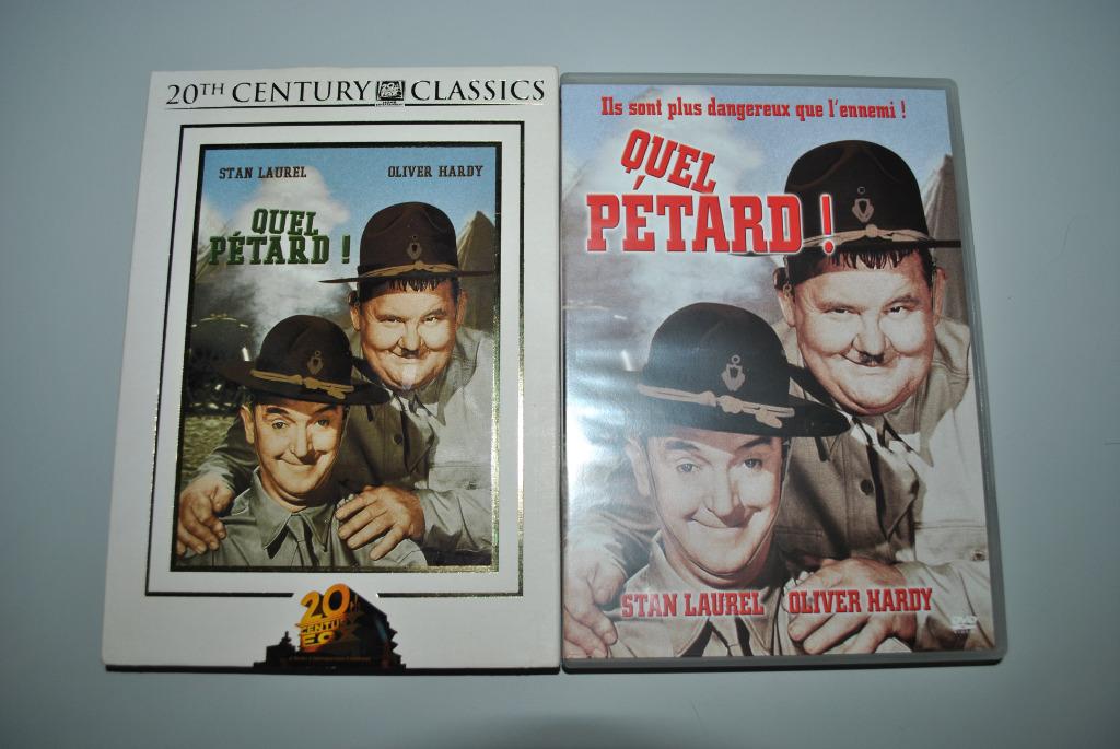 DVD Laurel/Hardy "Quel Pétard!" Langues anglais/français, Envoi, Comme neuf