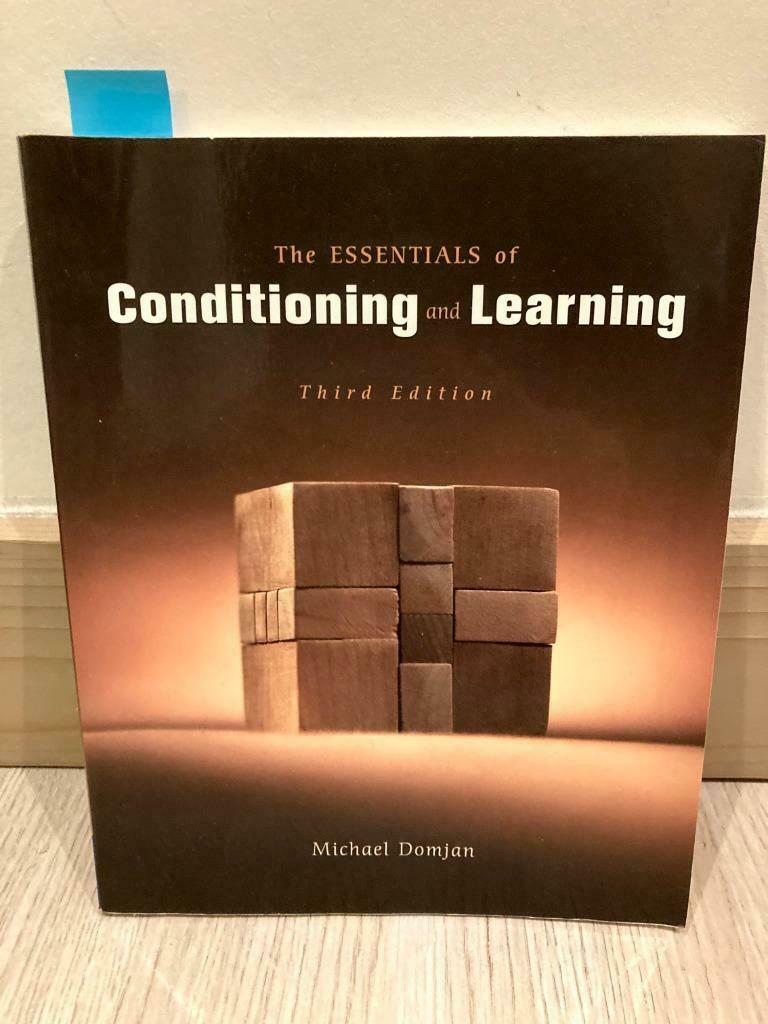 Conditioning of learning, Livres, Psychologie, Enlèvement ou Envoi, Utilisé, Psychologie cognitive