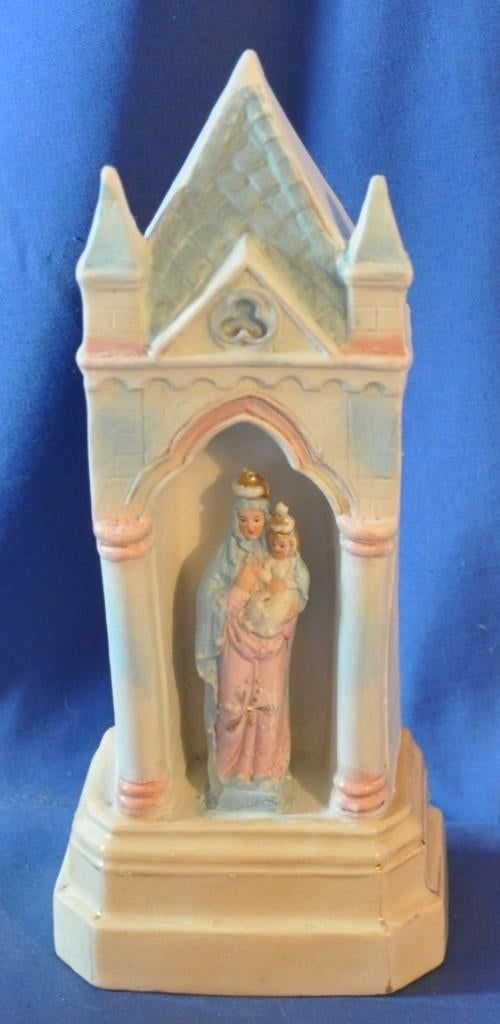 chapelle vierge a l'enfant en porcelaine, Ophalen of Verzenden