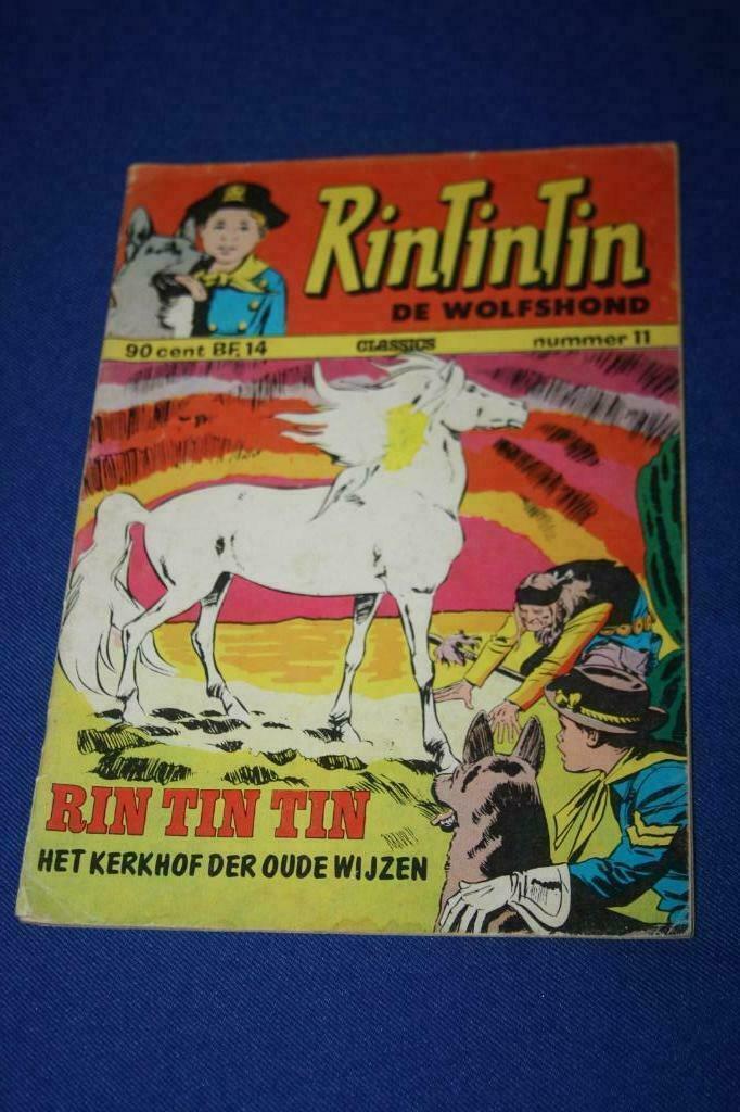 RinTinTin nr 11 , de wolfshond. 1e druk 1973, Amerika, Ophalen of Verzenden, Gelezen, Eén comic