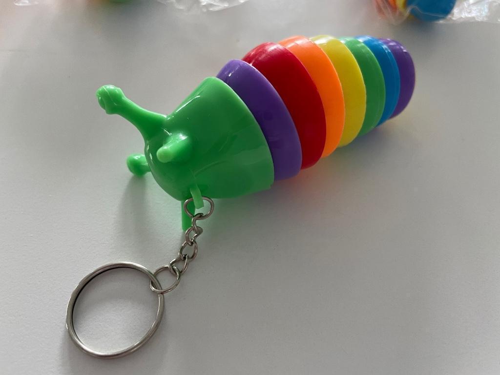 Fidget slakken sleutelhangers (nieuw) TikTok trend hype, Ophalen of Verzenden, Nieuw, Ontdekken