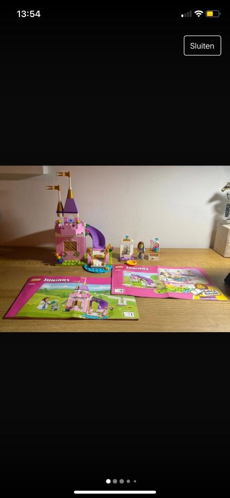 Lego friends juniors prinses speelkasteel, Kinderen en Baby's, Ophalen of Verzenden, Complete set, Lego