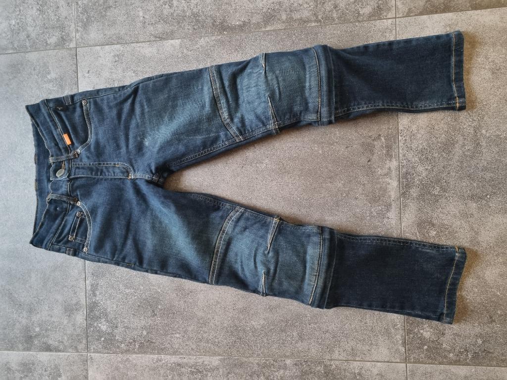 Motorjeans kinderformaat, Richa, maat 128, Motoren, Ophalen, Kinderen, Broek | textiel, Richa