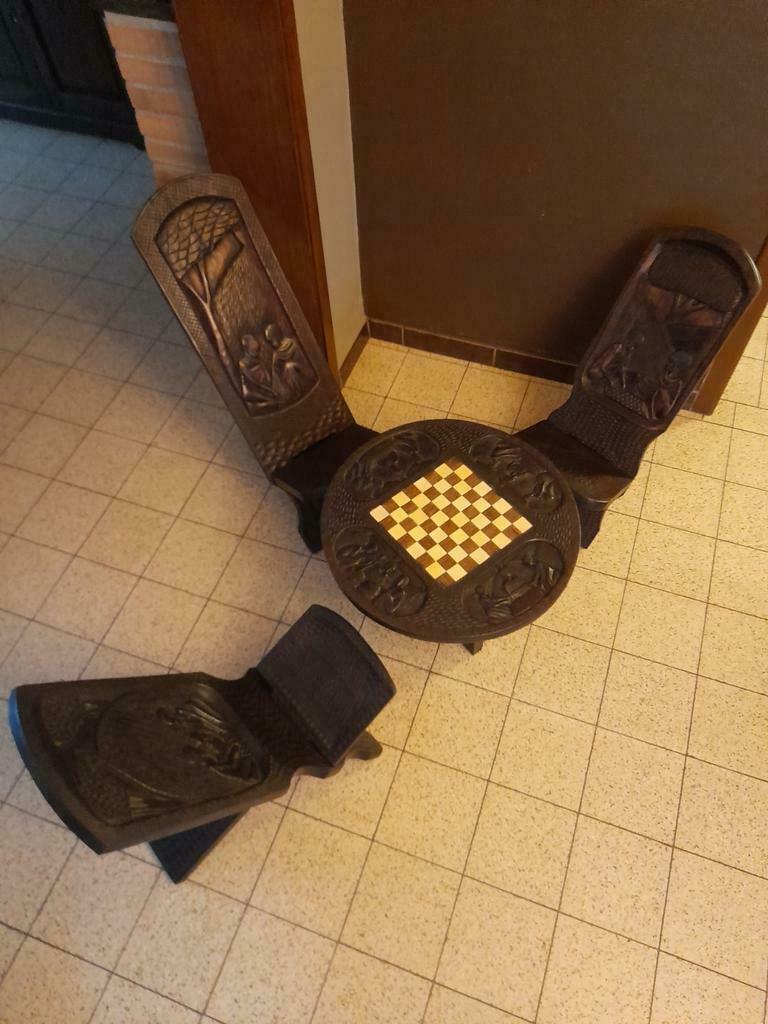 Prachtige stoellen met tafel, Enlèvement, Comme neuf