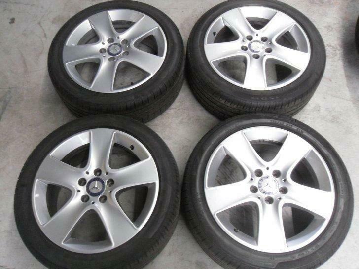 Zomerset Pirelli Mercedes CLA C-klasse 17inch 8mm 5 X 112, Auto-onderdelen, Ophalen, Gebruikt, Velg(en)