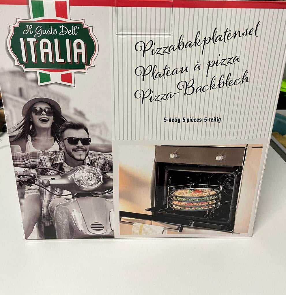Pizza bakplaten set, Ophalen, Gebruikt