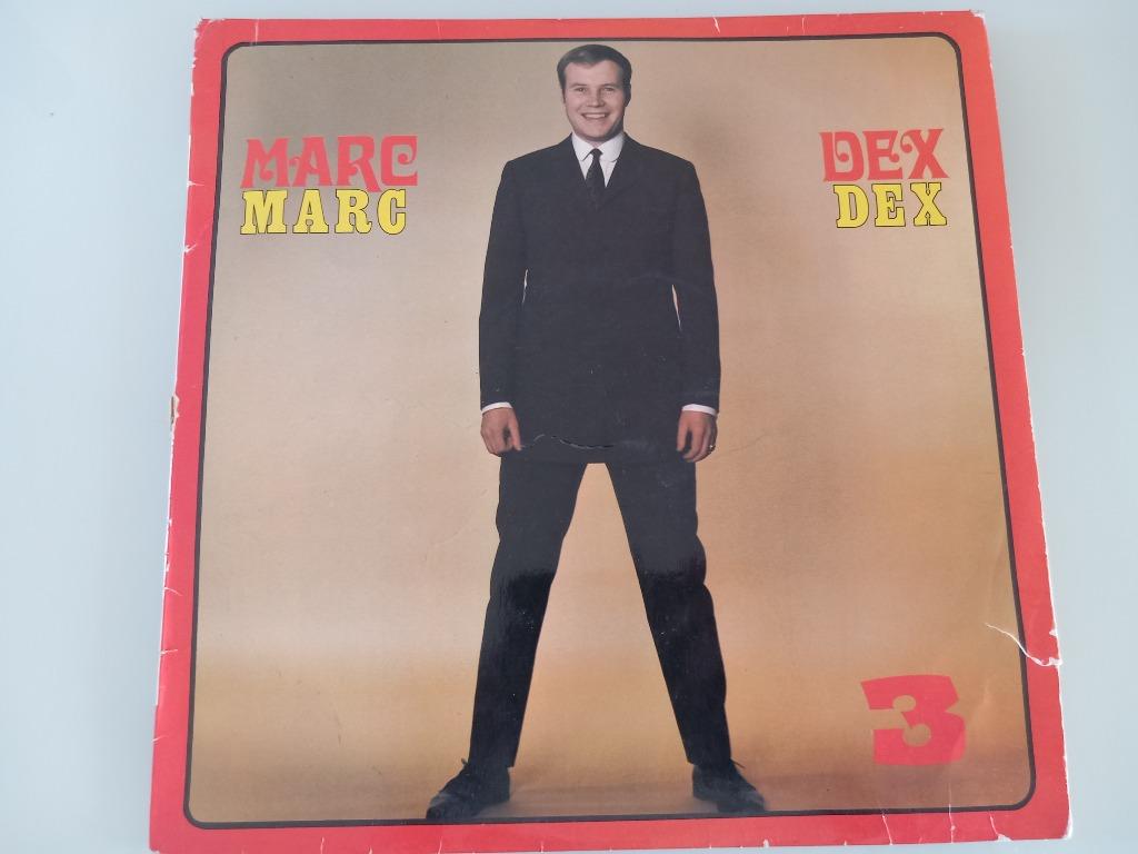 Vinyl LP Marc Dex 3 Pop Schlager Levenslied Ballade Belpop, Ophalen of Verzenden, 12 inch, Levenslied of Smartlap