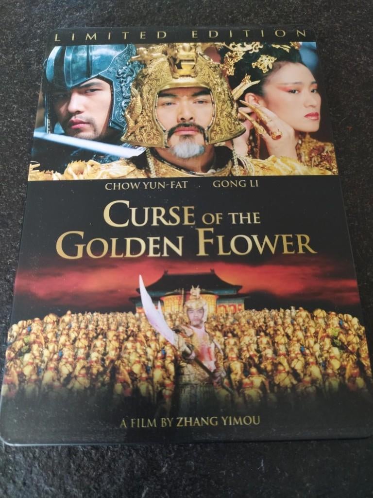Boîtier acier édition limitée DVD Curse of the Golden Flower, CD & DVD, DVD | Action, À partir de 16 ans, Enlèvement ou Envoi