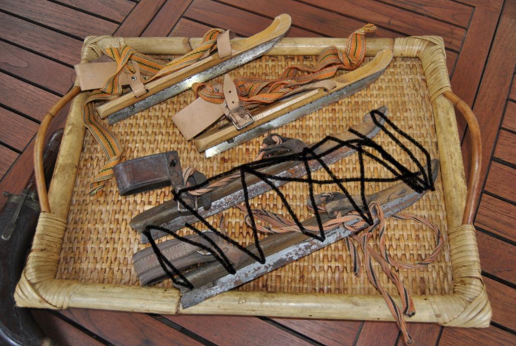 1 paar antieke schaatsen, Antiek en Kunst, Ophalen of Verzenden