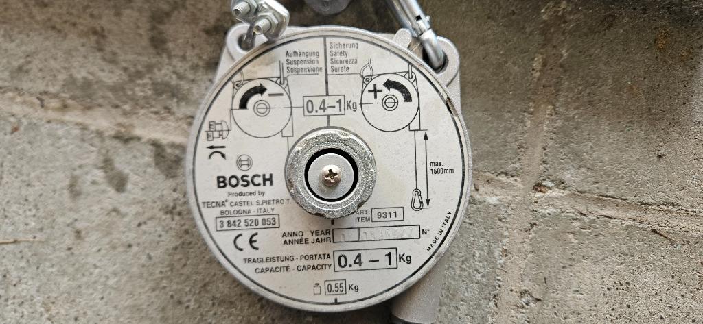 BOSCH gewichtsbalancer voor gereedschap, Zakelijke goederen, Ophalen