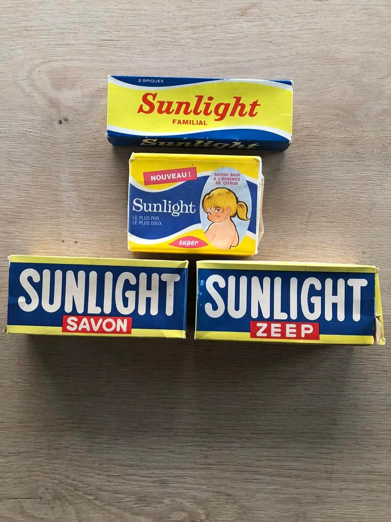 Sunlight zeep, Ophalen, Zo goed als nieuw