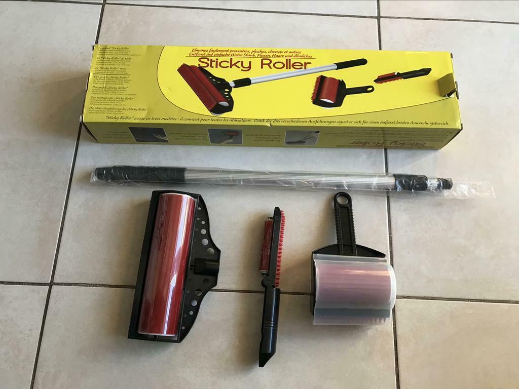 3 plakrollers in wasbare siliconen voor haar, pluisjes,…, Zo goed als nieuw