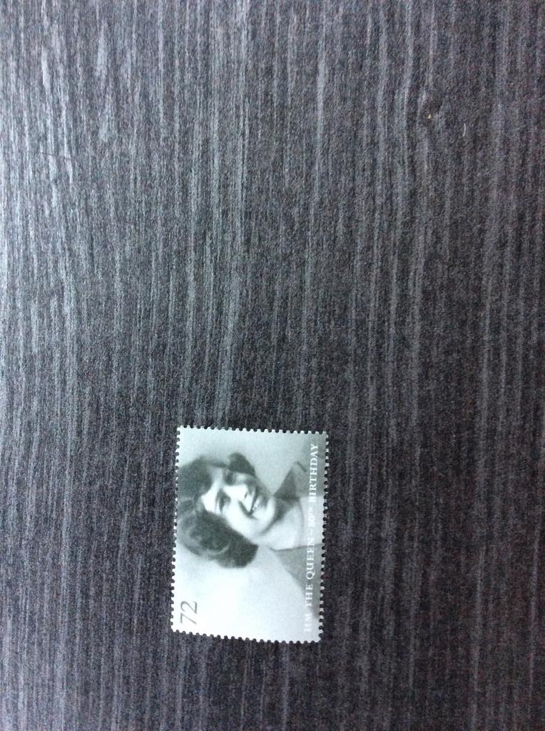 Timbre Reine Elisabeth 80 ans neuf, Envoi