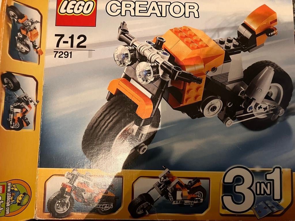 LEGO Creator Motor - 7291, Kinderen en Baby's, Speelgoed | Duplo en Lego, Zo goed als nieuw, Lego, Complete set, Ophalen of Verzenden