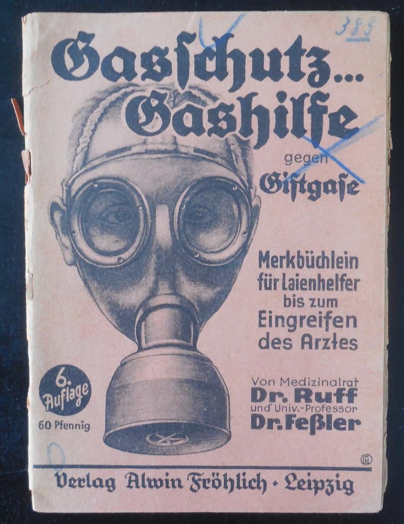 Gasschutz... Gashilfe gegen Giftgase - 1936, Ophalen of Verzenden