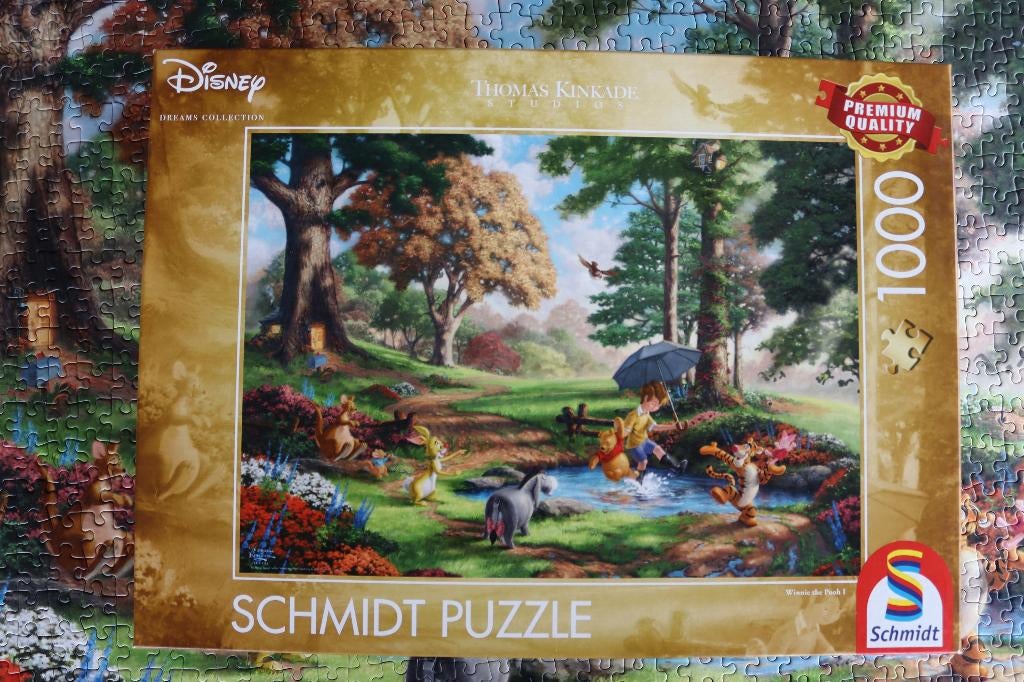 Puzzle 1000 pièces - Disney - Winnie l'Ourson, Ophalen, Legpuzzel