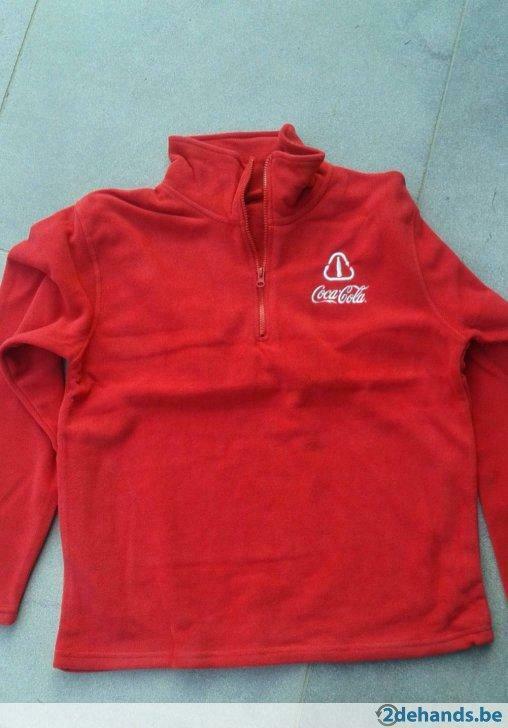 Fleece rood Coca Cola NIEUW maat M, Neuf, Taille 48/50 (M), Rouge, Autres types