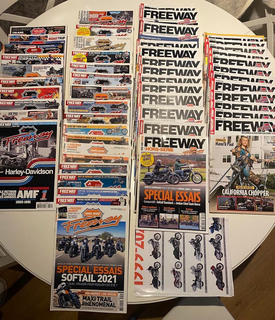Lot 53 Moto Freeway magazines, Ophalen, Gelezen