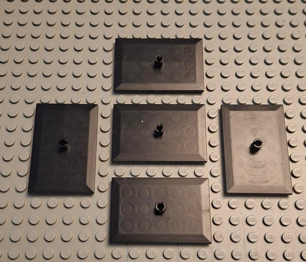 Plaque de bogie Lego 5x Train (n 4092), Enlèvement ou Envoi, Lego