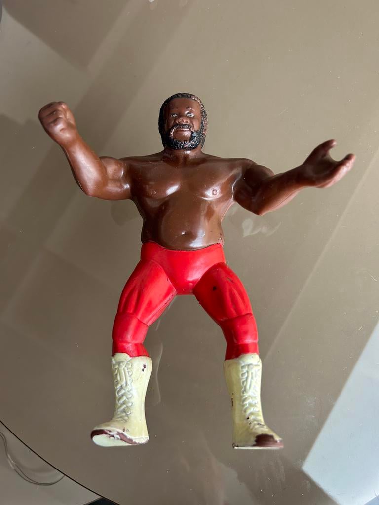 WWF WWE Junkyard Dog LJN TitanSports 1984 (8 inch), Ophalen of Verzenden, Gebruikt