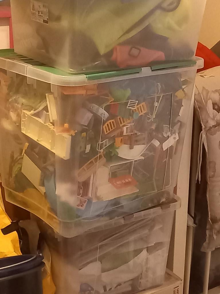 Heel veel playmobile, Ophalen