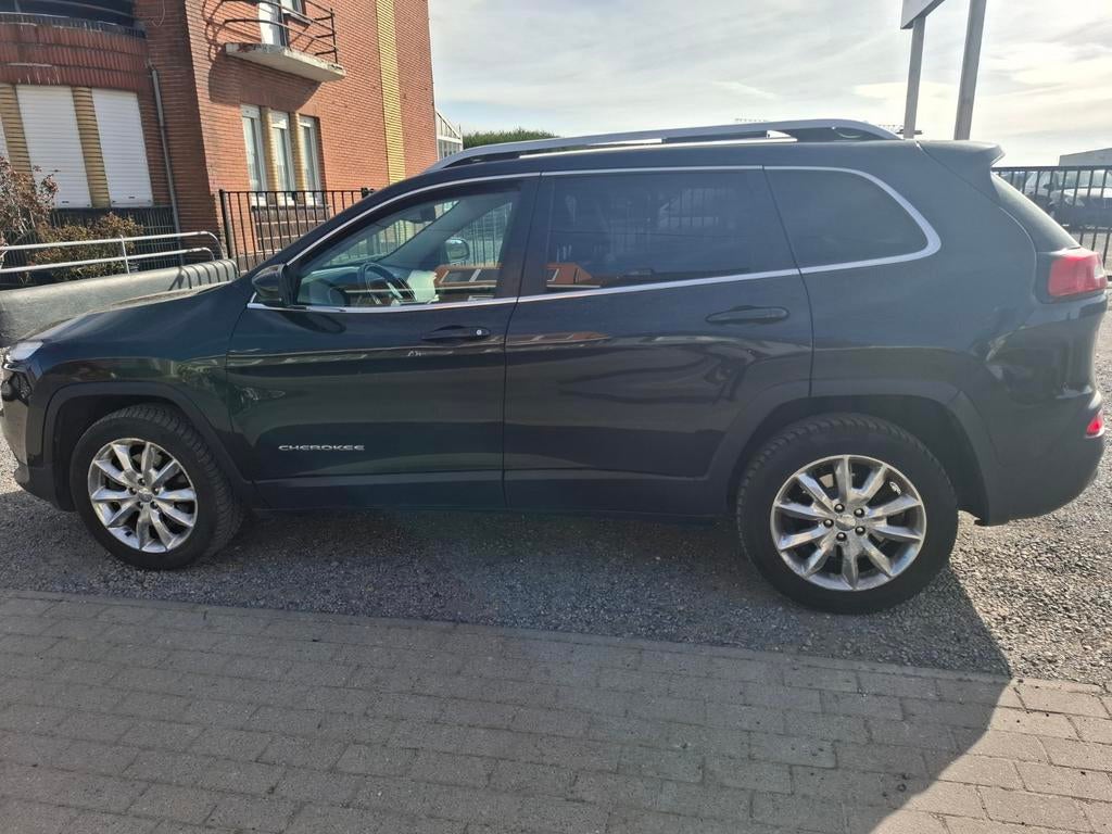 JEEP CHEROKEE 2.0 DIESEL 4X4 AUTOMATISCHE TRANSMISSIE, Auto's, Jeep, Automaat, Euro 5, 4 cilinders, Zwart
