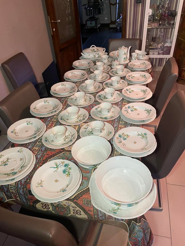 Topservies Royal Limoges Casanova 72 delig, Antiek en Kunst, Antiek | Servies compleet, Ophalen