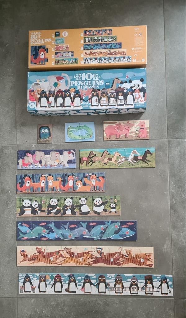 Puzzel londji penguins 3+, Ophalen, Gebruikt