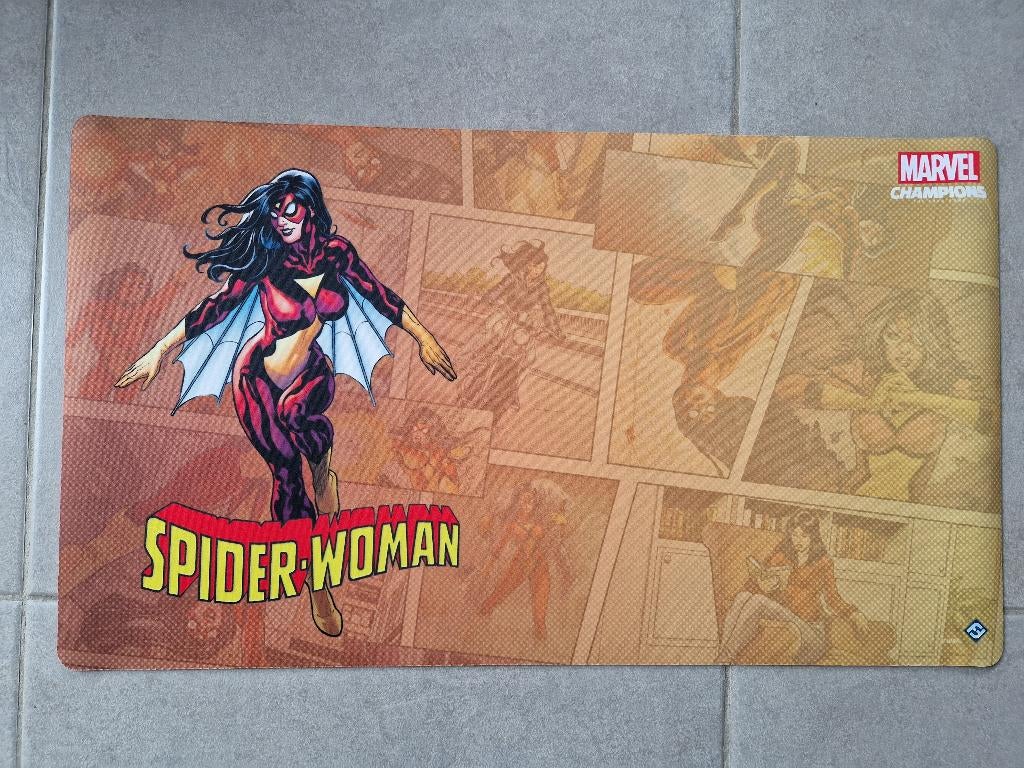 Marvel Champions Spider-Woman Game Mat Tapis de Jeu FFG, Envoi, Neuf, FFG