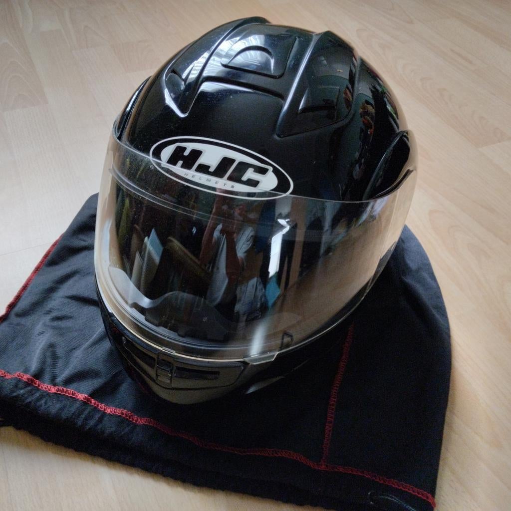 Casque de moto noir HJC, Motos, Enlèvement, HJC