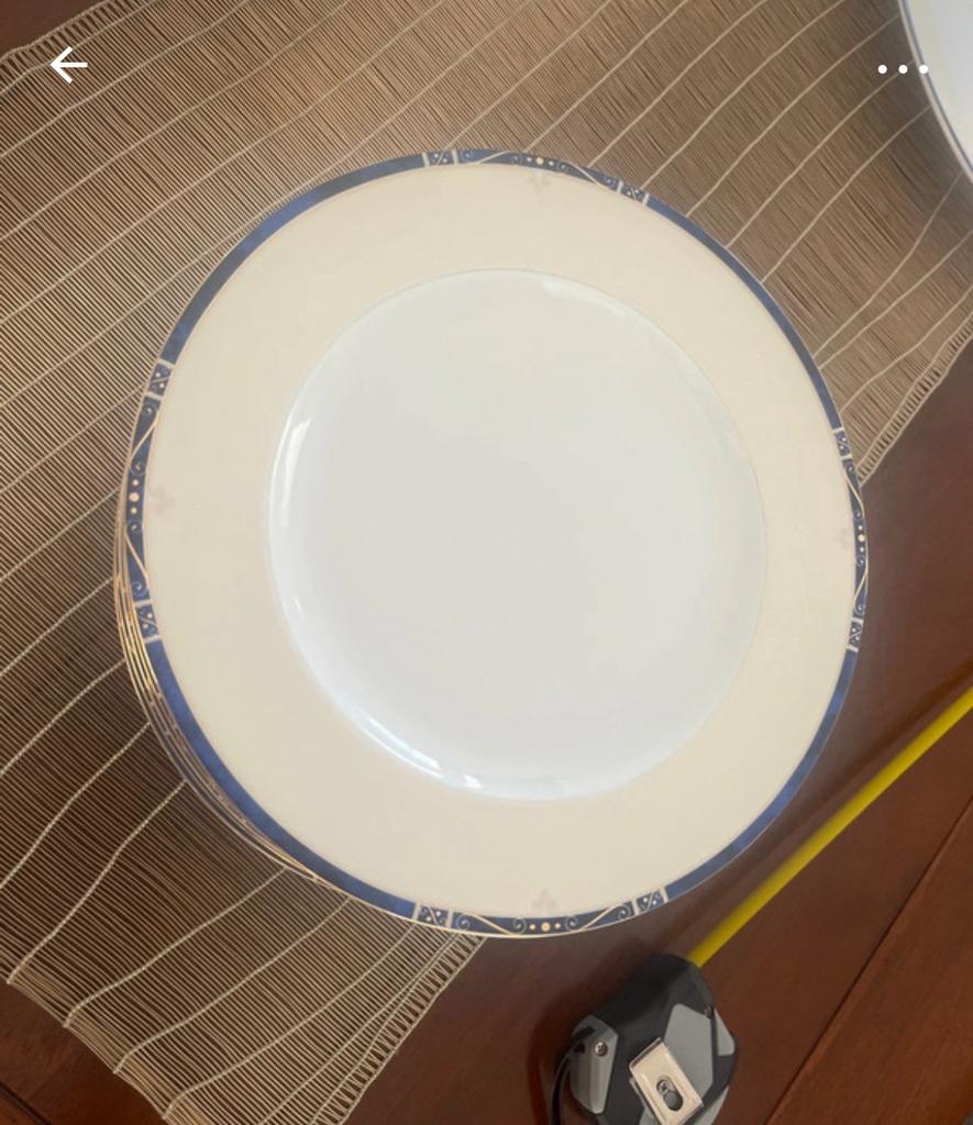 10 Porselein borden van Limoges, Ophalen, Gebruikt, Porselein, Bord(en)