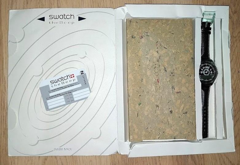 SWATCH „the Beep” zeldzame versie | Belgacom, Handtassen en Accessoires, Horloges | Heren, Ophalen of Verzenden, Swatch