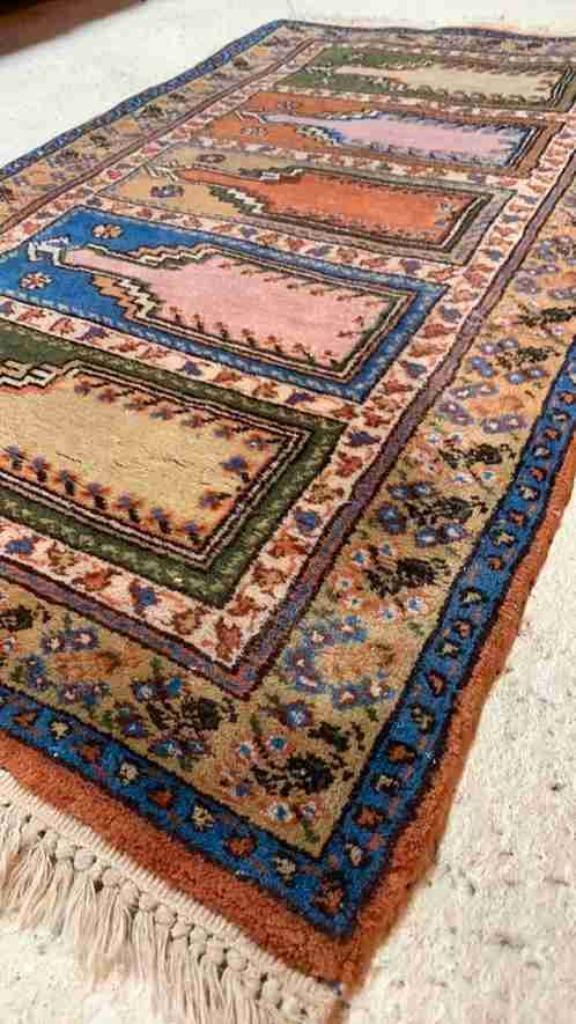 Oosters handgeknoopt tapijt diverse kleuren 125/70, Enlèvement ou Envoi