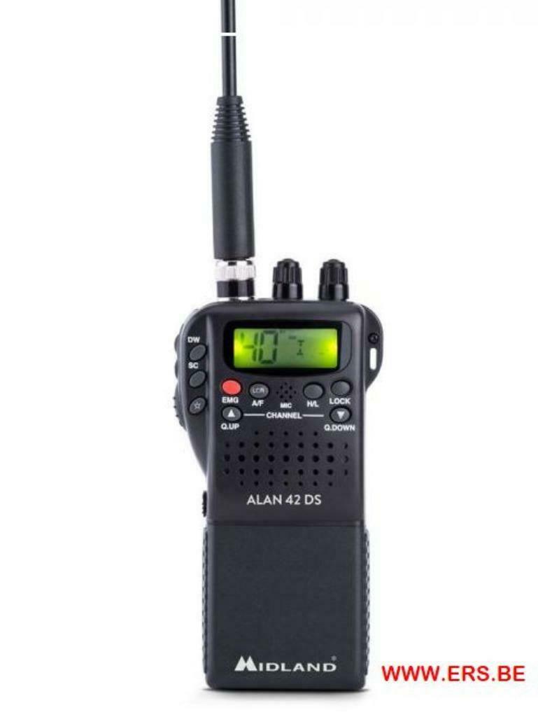 Talkie-walkie CB ALAN42 Multi DS, Enlèvement ou Envoi, Avec clip de ceinture, 2 à 5 km, Neuf