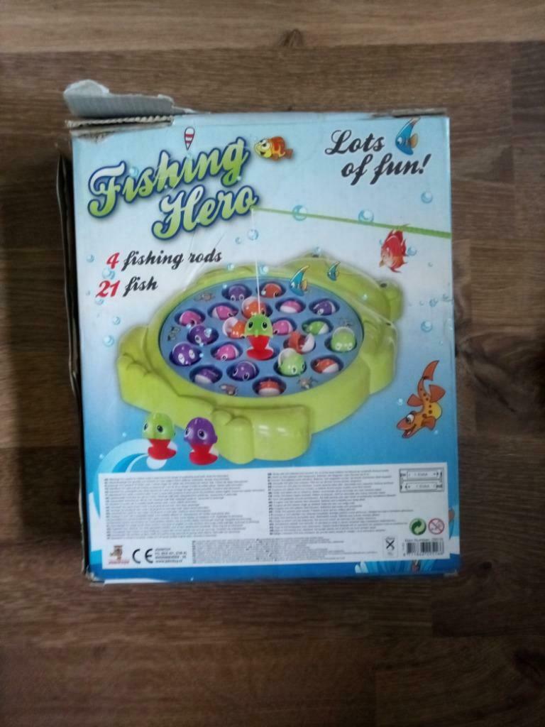 Visspel (8 euro afgehaald), Ophalen, Gebruikt