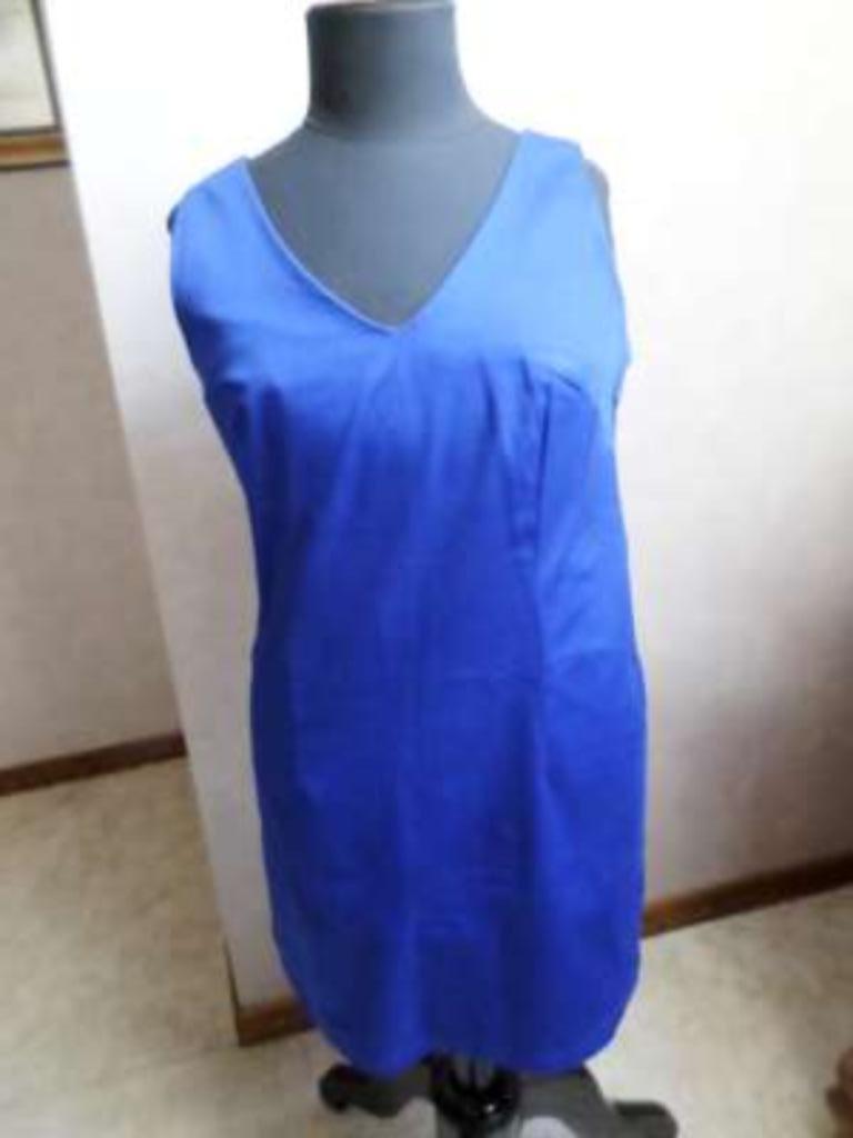 kleedje kobalt blauw maat 40-42, Enlèvement ou Envoi, Porté, Taille 38/40 (M), Bleu