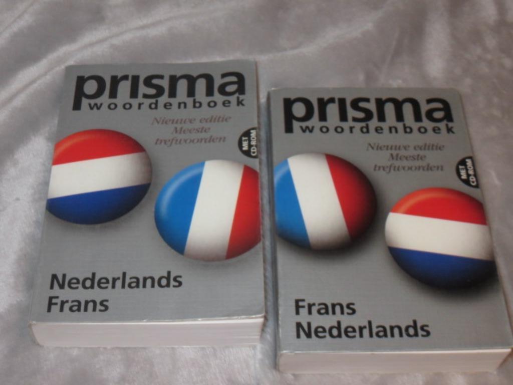2x woordenboek : Frans <-> Nederlands -- Prisma, Enlèvement ou Envoi, Utilisé, Prisma ou Spectrum, Français