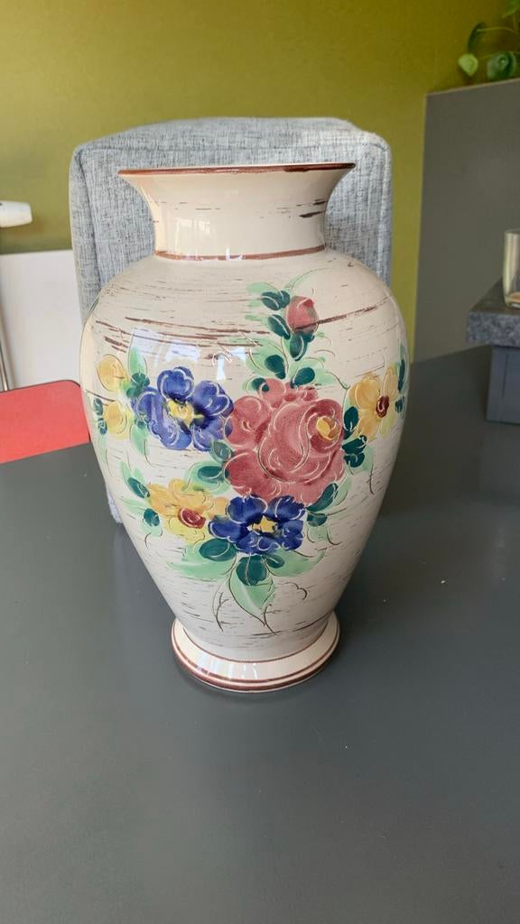 Vase vintage à motif floral, Enlèvement