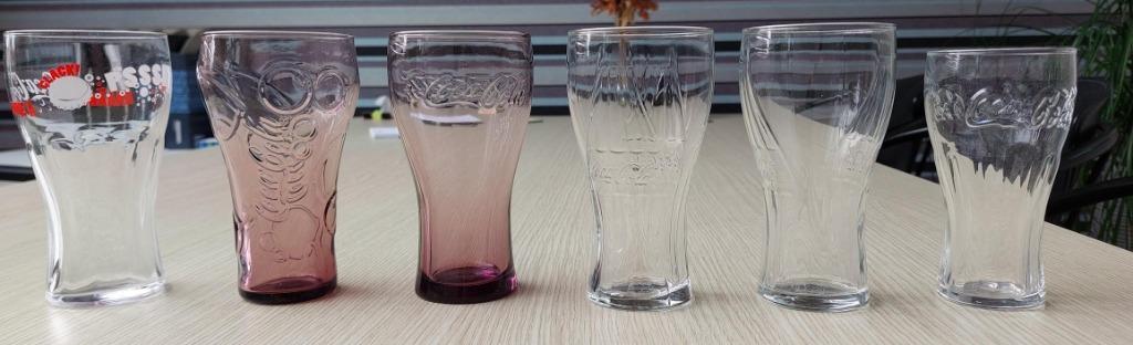 retro COCA COLA glazen, Verzamelen, Ophalen, Zo goed als nieuw, Frisdrankglas