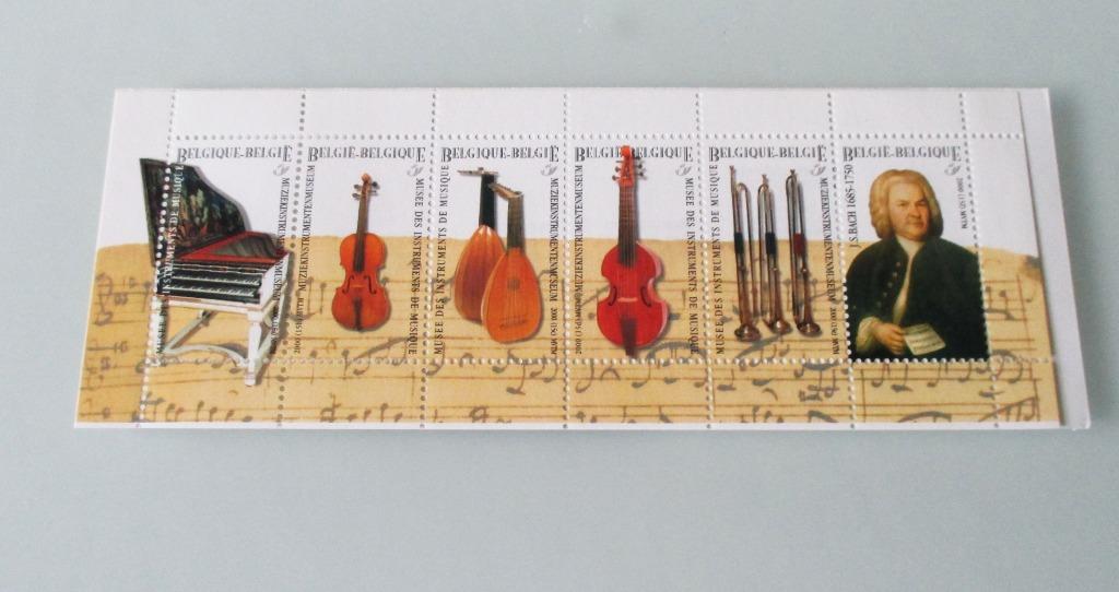 Postzegelboekje-jaar 2000-250ste verj. overl. J. Sebast Bach, Ophalen of Verzenden, Postfris, Postfris, Overig