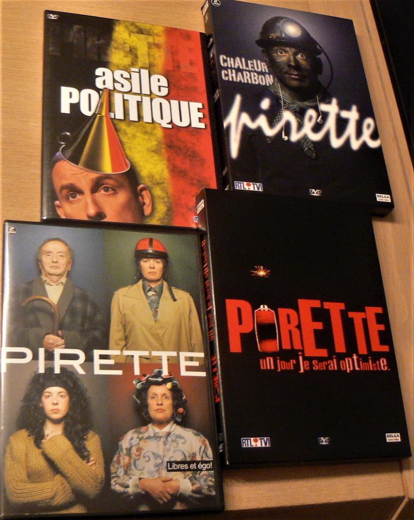 4 dvd de francois pirette les 4 pour 25 euros, À partir de 9 ans, Enlèvement ou Envoi, Comme neuf, Comédie