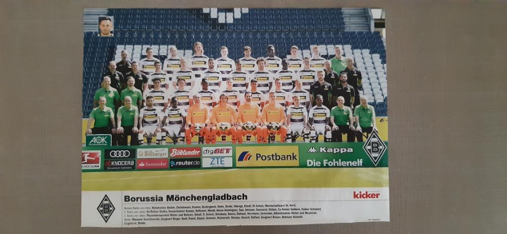 Knipsel Borussia Moenchengladbach, Verzamelen, Verzenden, Gebruikt, Poster, Plaatje of Sticker