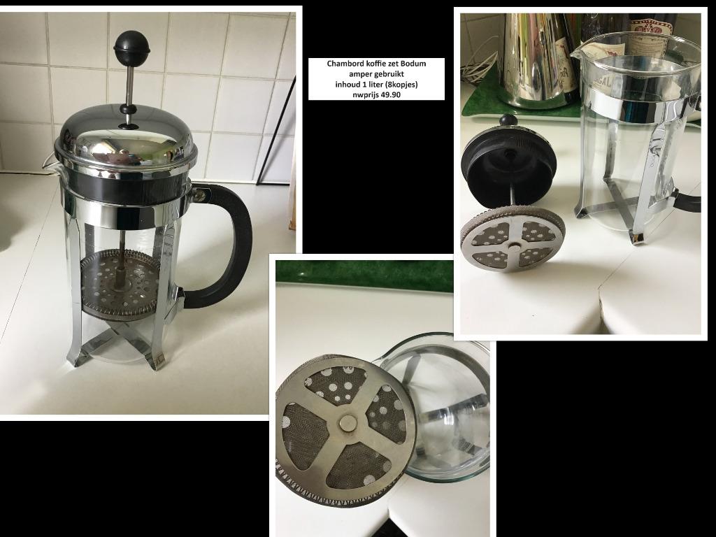 bodum koffiezet, Elektronische apparatuur, Koffiemachine, Gemalen koffie, Ophalen of Verzenden, Zo goed als nieuw