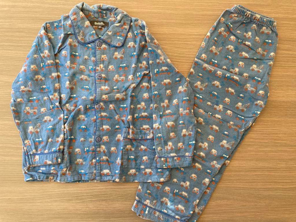 Pyjama flanel - auto’s - maat 116 - Bel&Bo, BEL&BO, Garçon ou Fille, Enlèvement ou Envoi, Vêtements de nuit ou Sous-vêtements