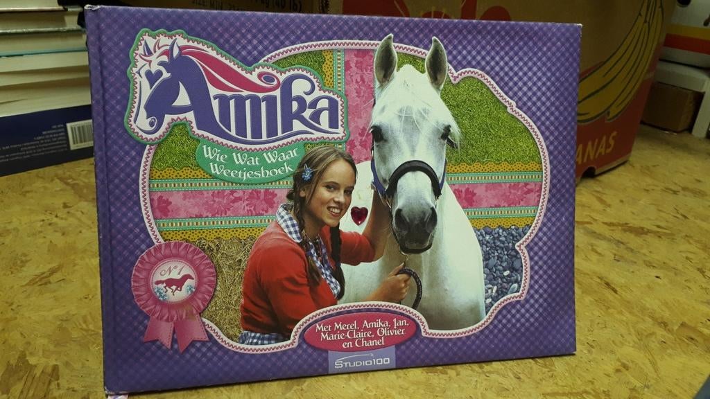 Weetjes boek over Amika, Boeken, Ophalen, Zo goed als nieuw, Studio 100, Non-fictie