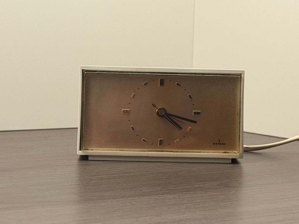 Siemens vintage wekker, Ophalen of Verzenden, Gebruikt, Analoog