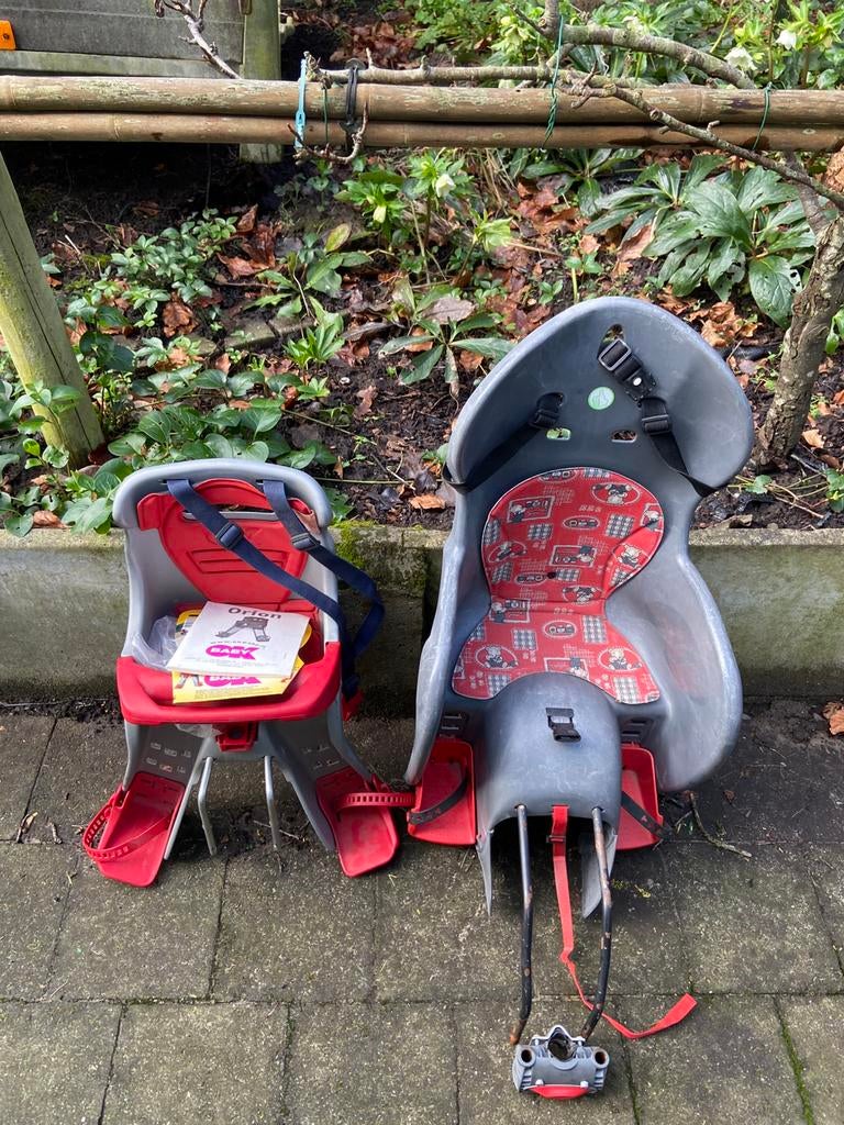 Lot de 2 chaises pour enfants : avant et arriere, Vélos & Vélomoteurs, Enlèvement ou Envoi