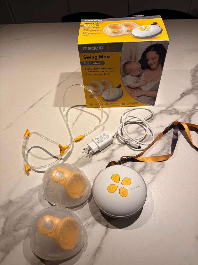 Medela Swing Maxi hands-free dubbele borst kolf, Ophalen, Zo goed als nieuw, Borstkolf