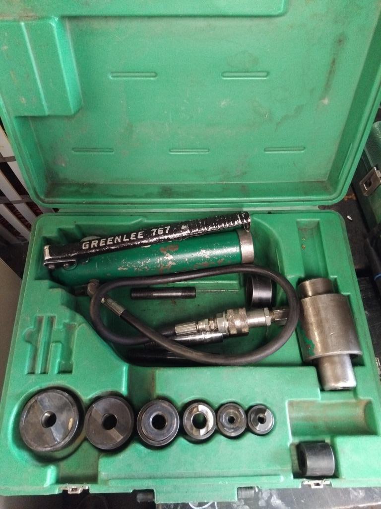 GREENLEE emporte pièce hydraulique, Ophalen, Gebruikt